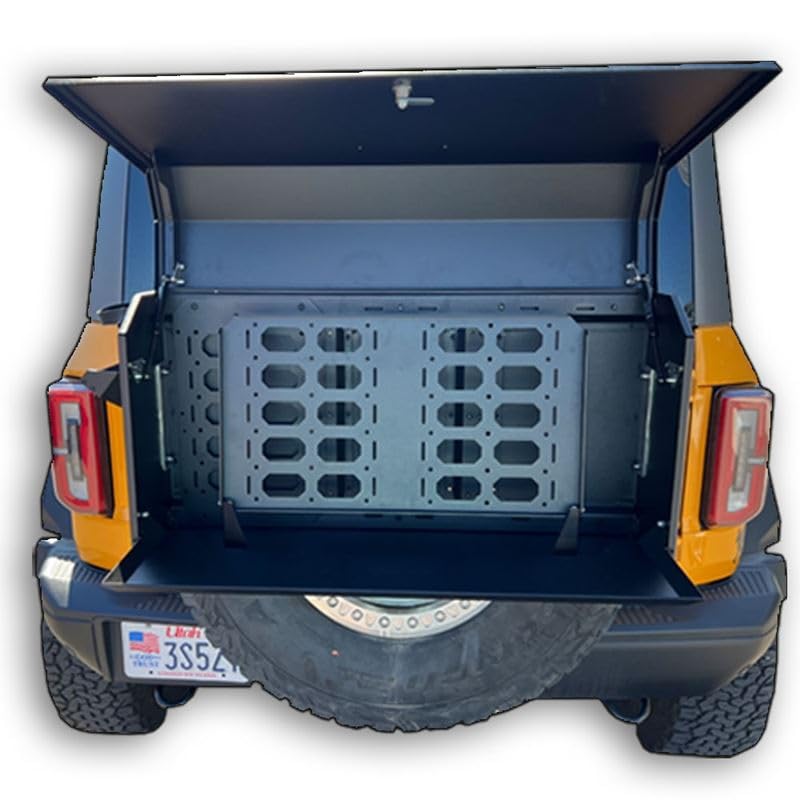 AC-CBX-104 Rock Slide Black Powder Coat Cargo Box Fold Down Table