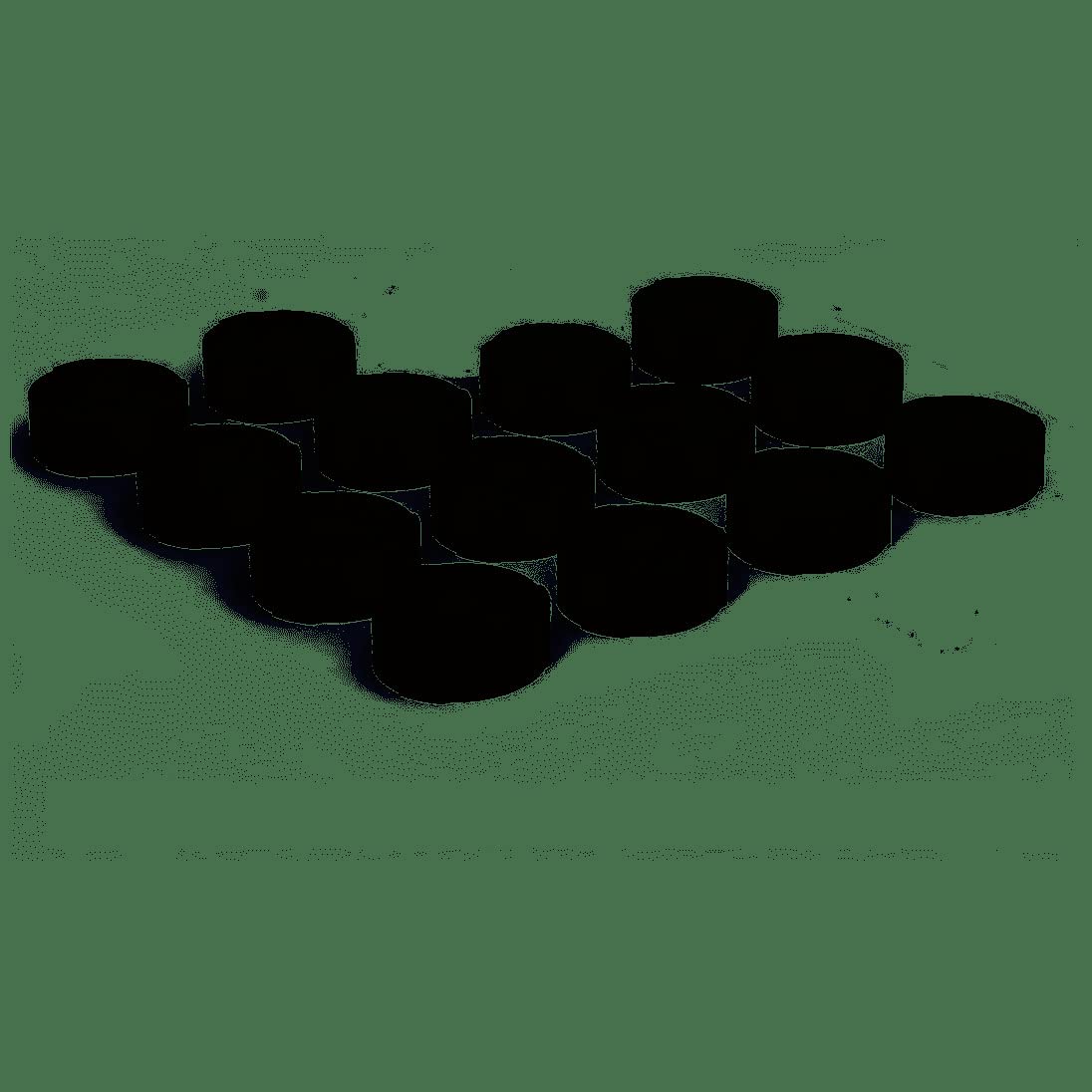 Jeep Body Mount Kit, Daystar Polyurethane fits CJ2A, CJ3A, CJ3B, CJ5/6, M38, M38A, MB 1941 to 1975 4WD, KJ04001BK - Black