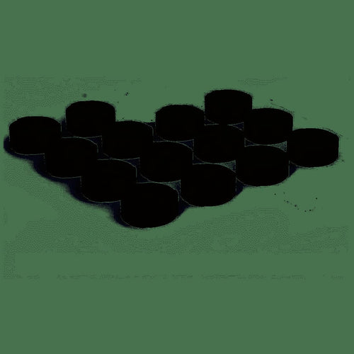 Jeep Body Mount Kit, Daystar Polyurethane fits CJ2A, CJ3A, CJ3B, CJ5/6, M38, M38A, MB 1941 to 1975 4WD, KJ04001BK - Black
