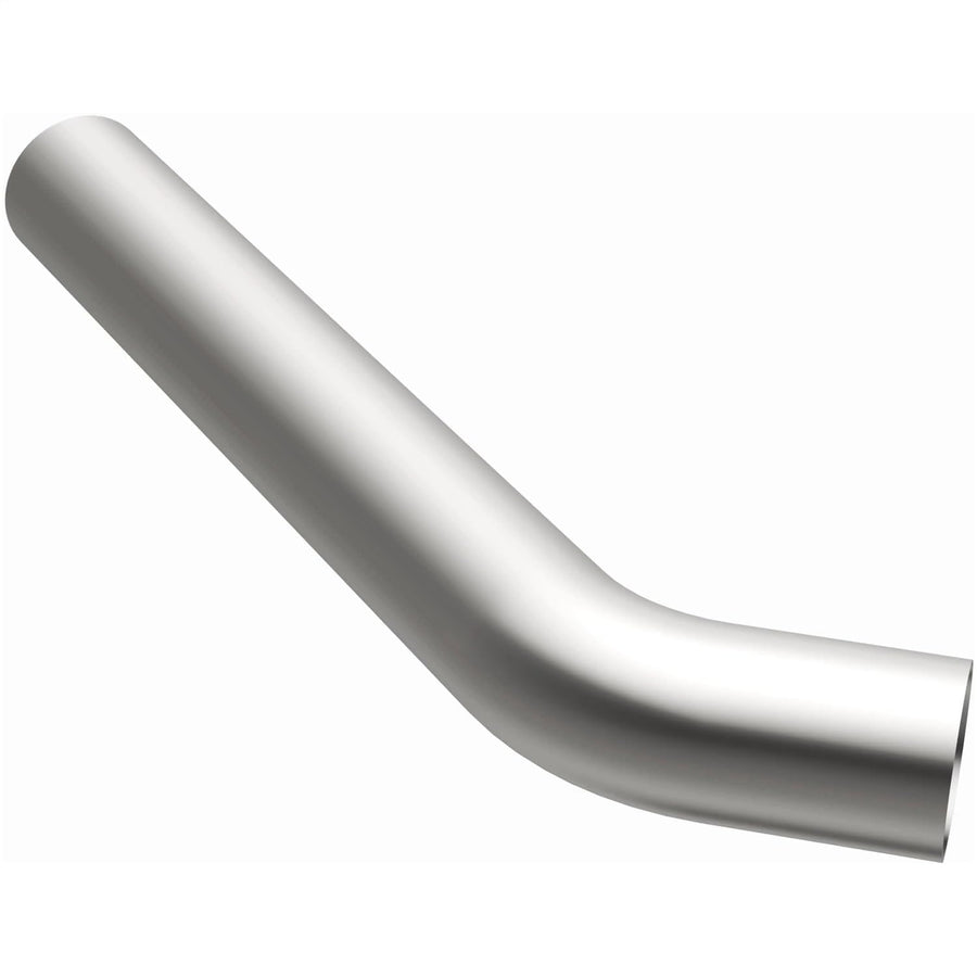 45-Degree Bend MagnaFlow Universal Stainless Steel Pipe 10736-2.5in Tubing Diameter, 3.5in Center Line Radius, 19.5in Overall Length - Full Flow Mandrel Bent Pipe