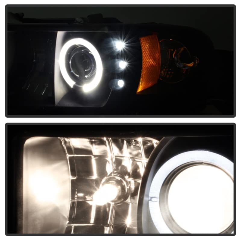 Auto Spyder 5078414 LED Halo Projector Headlights Black/Smoked