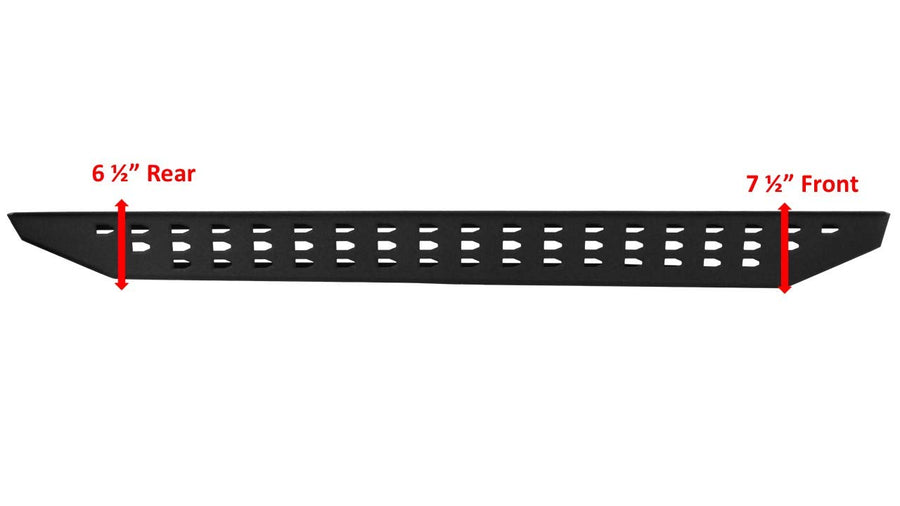 RB20 Running Boards & Brackets Go Rhino | Galvanized Steel, Protective Bedliner Coating | 69443973T | Fits 2023-2024 Toyota Sequoia