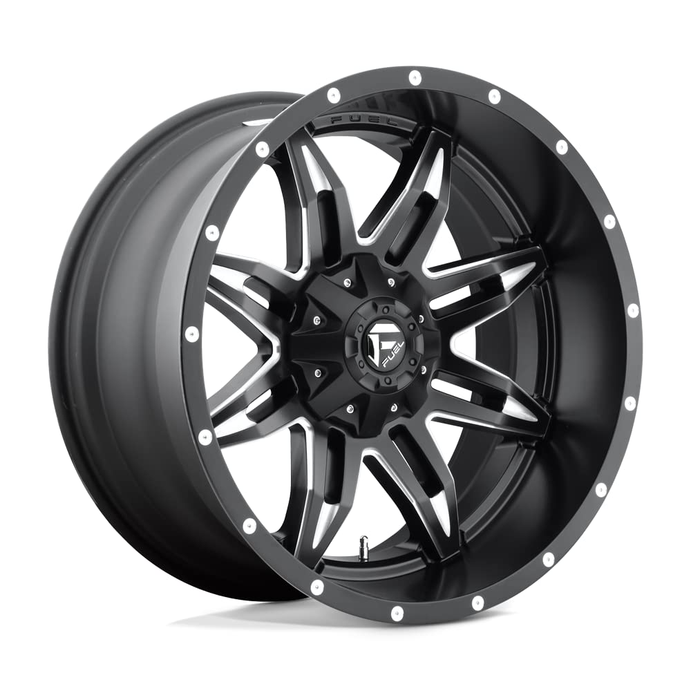 Fuel D567 1PC 20X10 8X6.5 MT-BLK-MIL -12MM - D56720008250