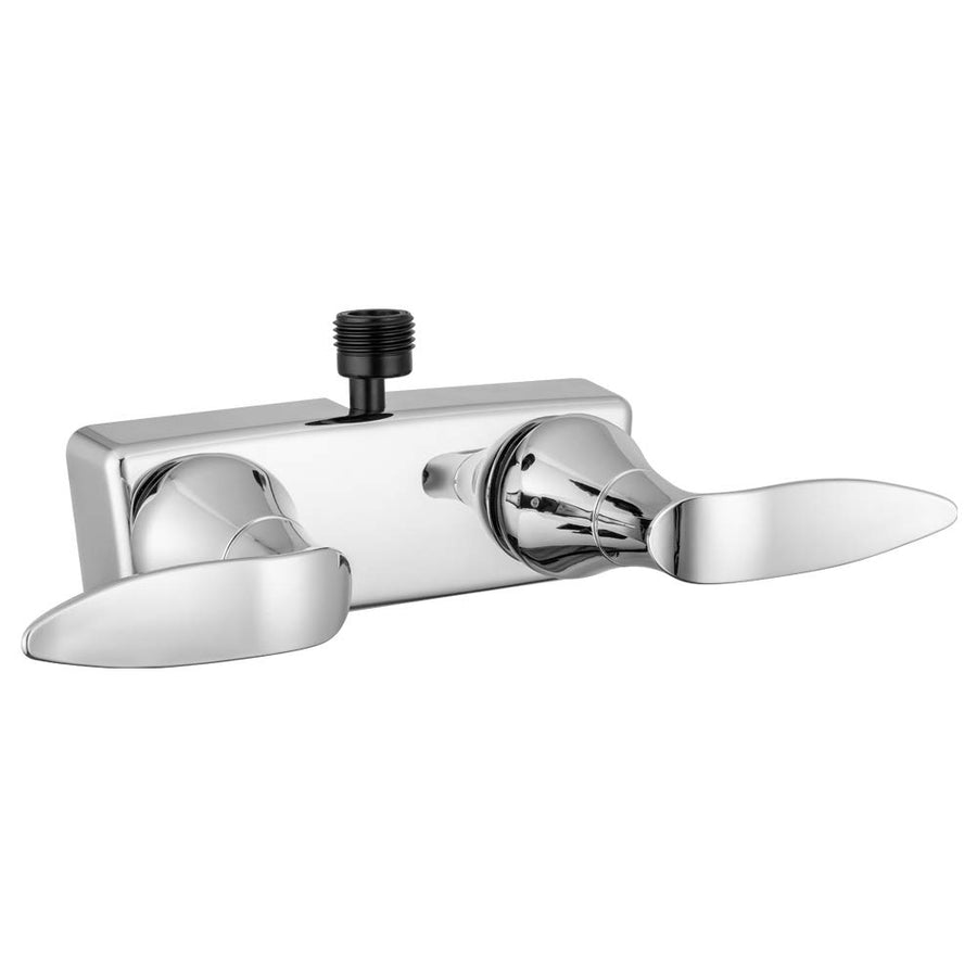 Dura Faucet RV Shower Faucet DF-SA100LH-CP Valve Diverter with Winged Levers (Chrome)