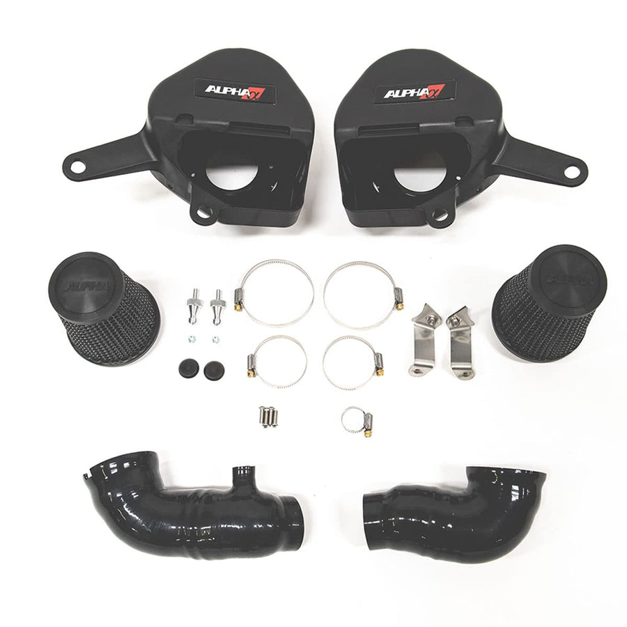 Red Alpha AMS Cold Air Intake Compatible with 2016-19 Infiniti Q50 3.0TT / 17-19 Q60 3.0TT