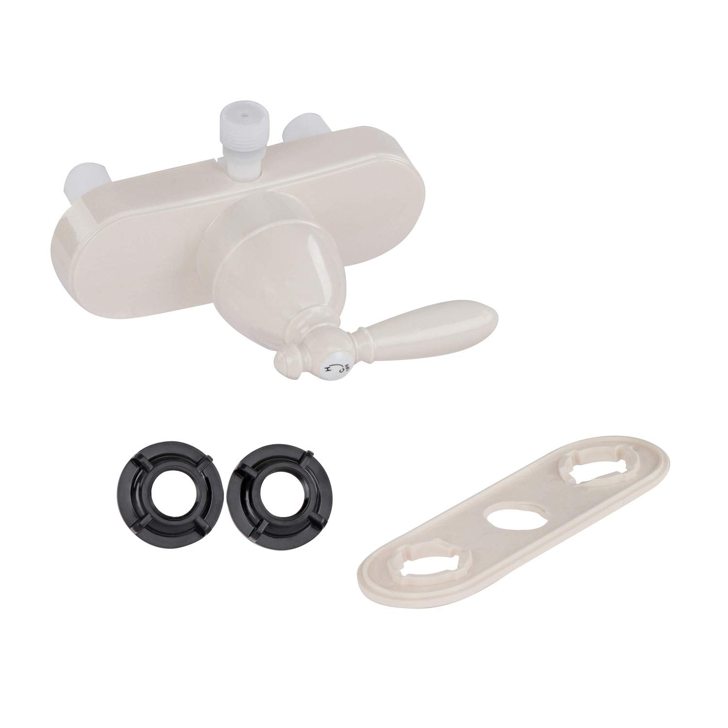 U-YSL53VBBLVR-E Empire Faucets 4" Single Lever Shower Valve with Decorative Lever Handle & Vacuum Breaker - Biscuit