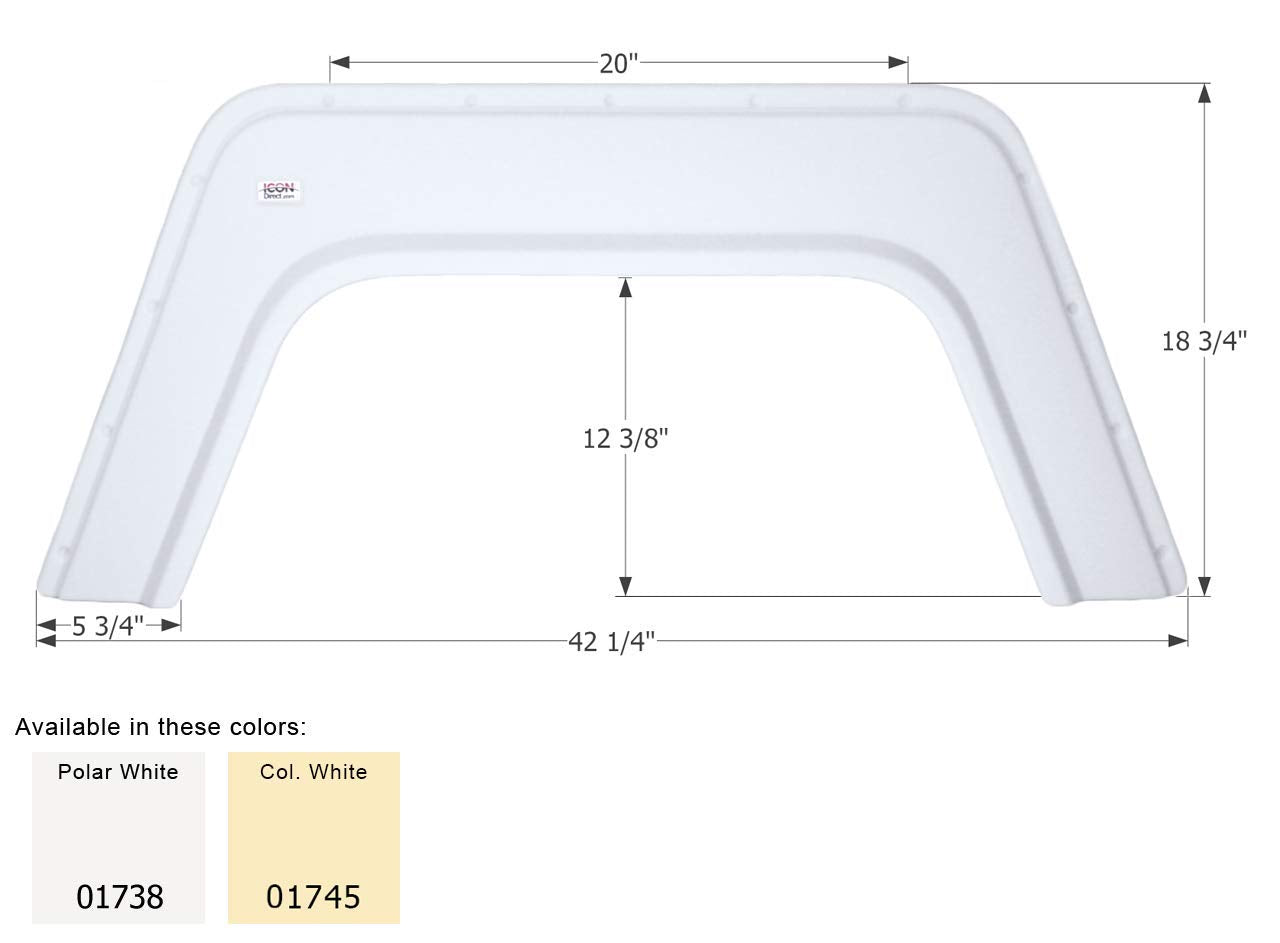 Fender Skirt ICON, Single, FS1738, Polar White