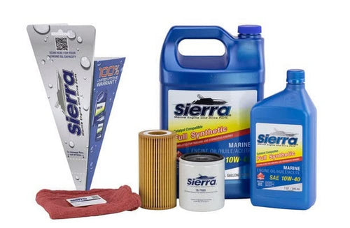 18-9224 Sierra Oil Change Kit for Volvo Penta 4.3L, 5.0L, 5.7L, and 8.1L Engines - 10W-40