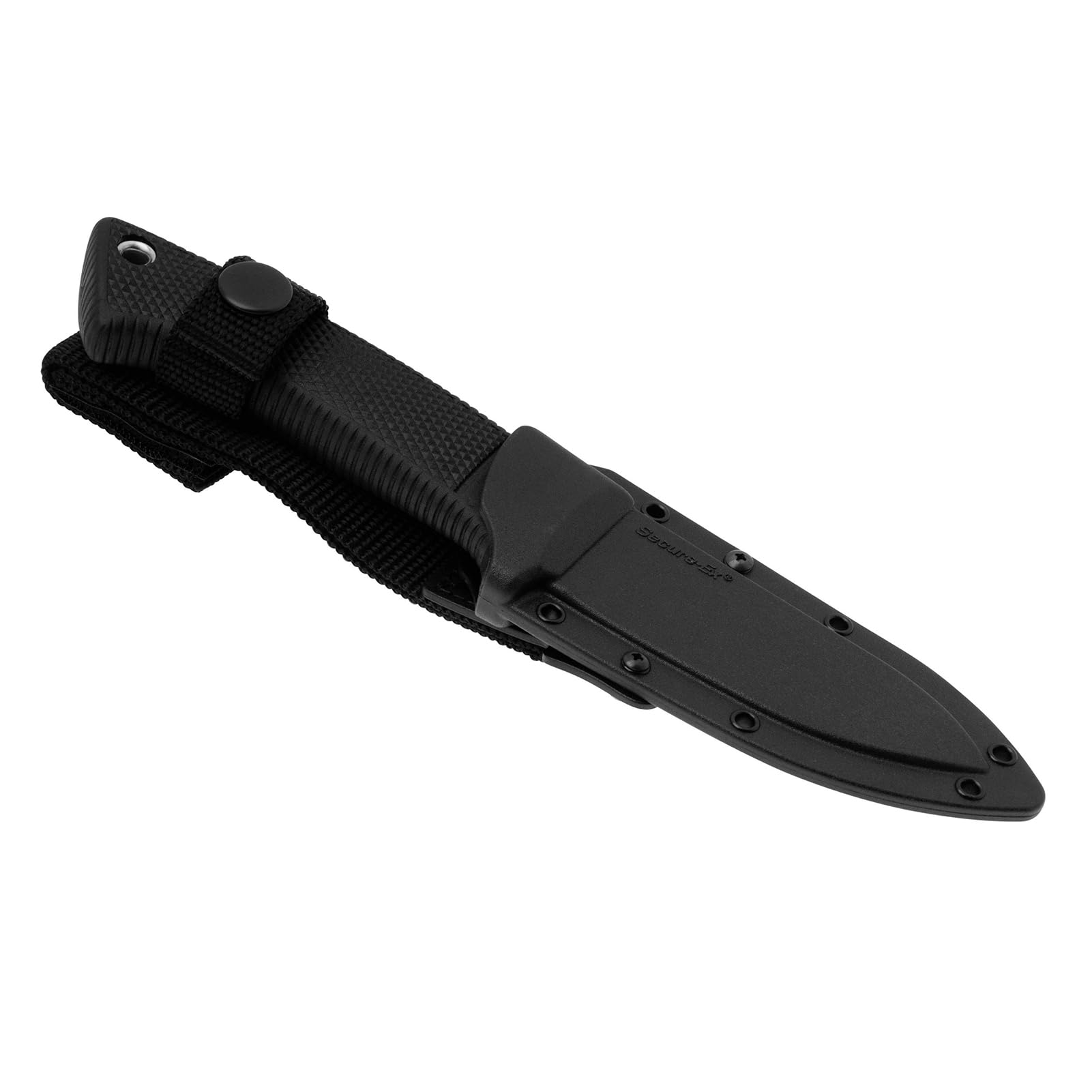 Cold Steel 3.5" Pendleton Hunter AUS 10A Stainless Steel Drop Point Fixed Blade Outdoor Camping Game Hunting Knife Ergonomic Kray-Ex Handle, Weather-Resistant Secure-Ex Sheath