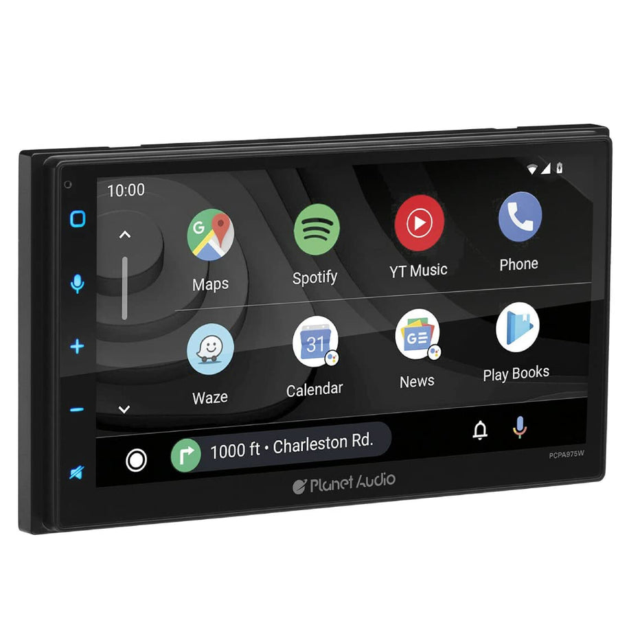 Car Stereo Planet Audio PCPA975W - Wireless Apple CarPlay & Android Auto, Double Din, 6.75 Inch Touchscreen, Bluetooth, No DVD Player, Radio Receiver