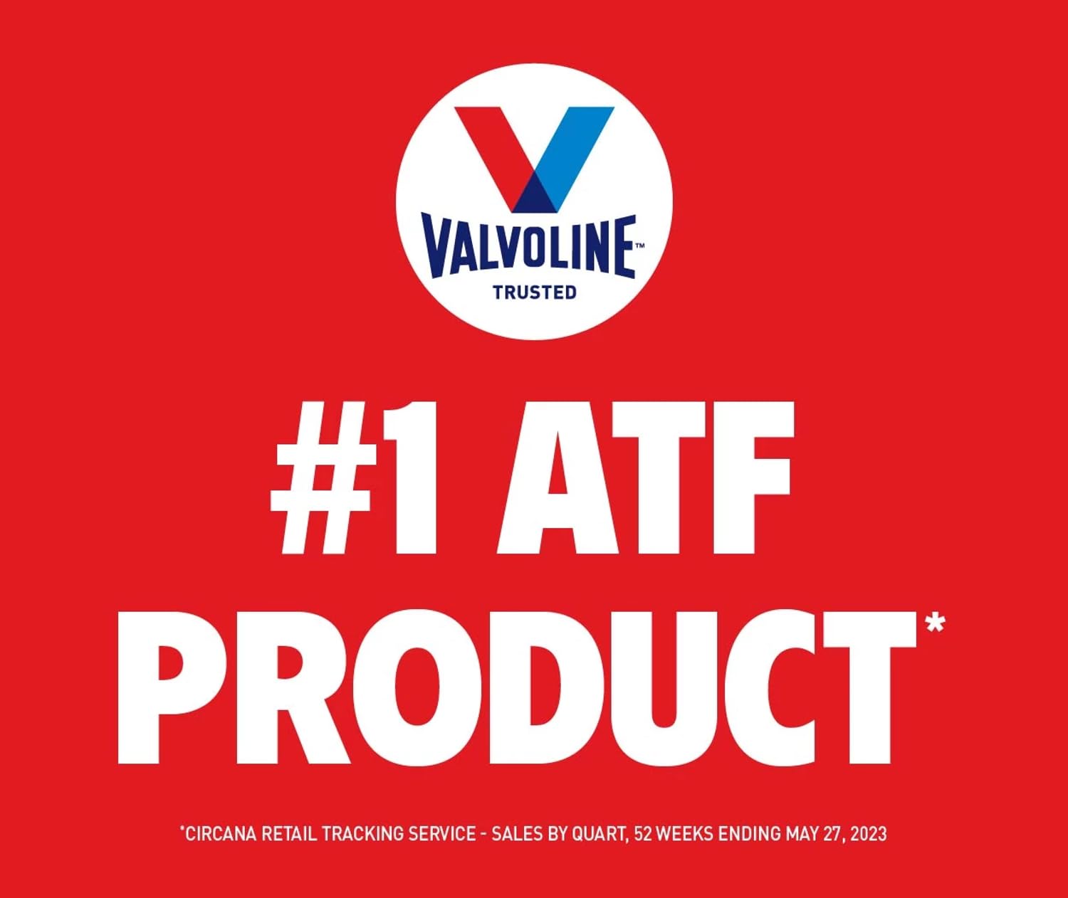 Full Synthetic Automatic Transmission Fluid Valvoline Multi-Vehicle (ATF) 1 QT, Case of 6