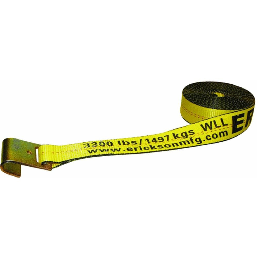 2" x 30' Winch Strap Erickson with Flat Hook