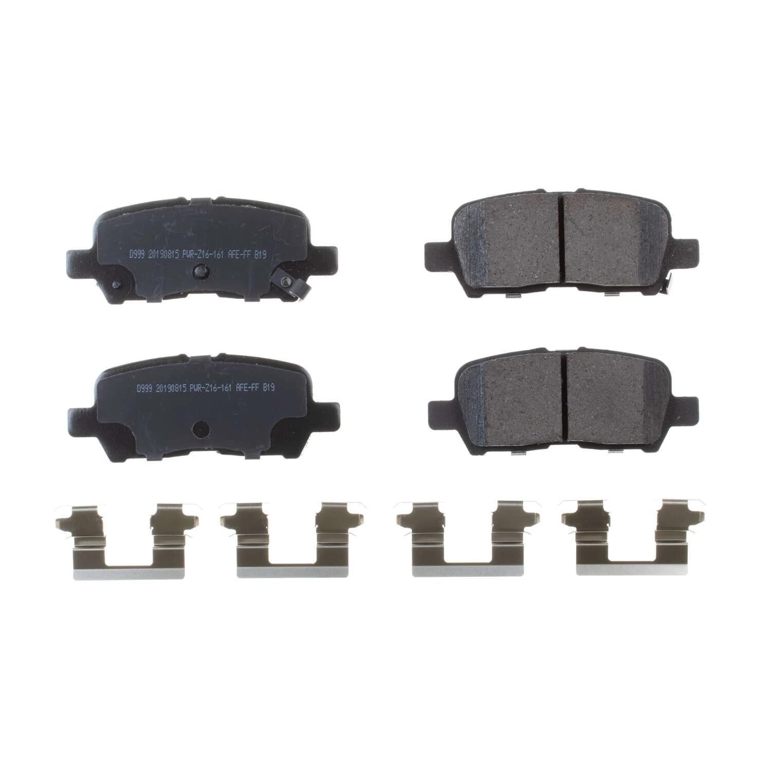 Power Stop Front Brake Kit For Allure Buick 2005-09 |LaCrosse 2005-09 |Impala Chevrolet 2011-13 |Impala Limited 2014-16 - Ceramic Brake Pads With Installation Hardware, 17-999