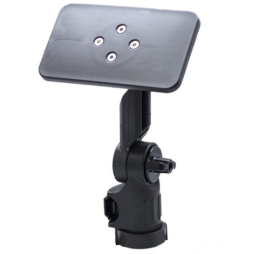 YakAttack Mounting Universal Plate | 6" x 3.5" DIY Platform for Fish Finder, Trolling Motor Throttle & More | LockNLoad Track Compatible | Marine-Grade | Kayak Fishing Accessory - Made in USA