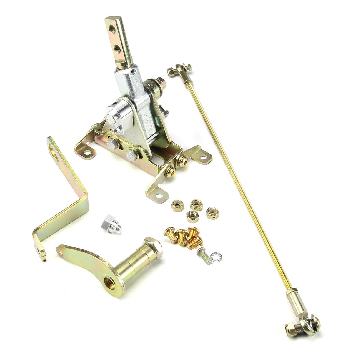 Floor Mount Lokar Performance Products Gate Shifter for Ford FMX Transmission with 2 Bolt Spud No Lever and