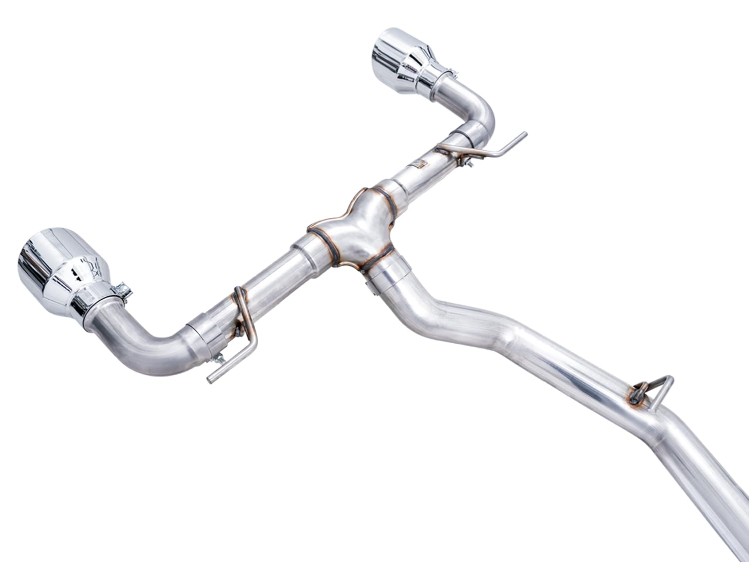 Subaru BRZ/ AWE Toyota GR86/ Toyota 86 Track Edition Cat-Back Exhaust- Chrome Silver Tips