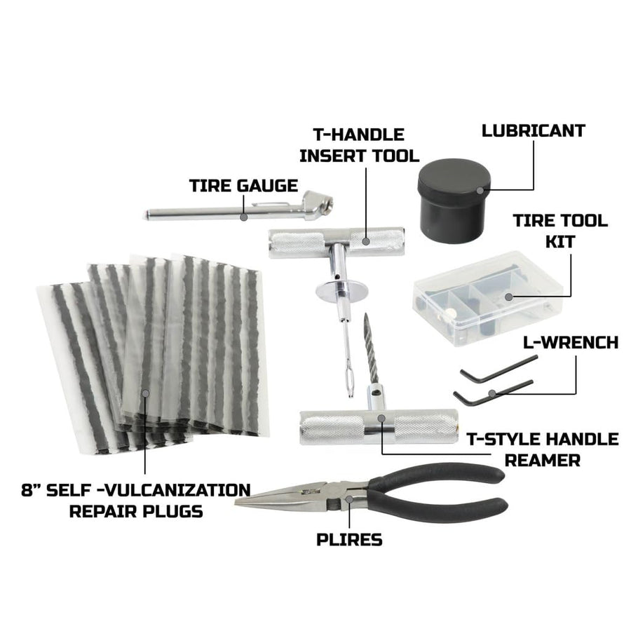 Valve Stem Repair Kit - Up Down Air - 17 Piece Kit with Storage Box