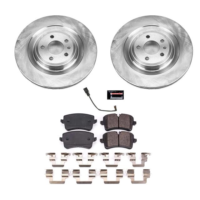 Power Stop KOE6287 Rear Replacement Brake Kit-OE Brake Rotors & Ceramic Brake Pads For Audi S6 2013-2018, Audi S7 2013-2018 [Model Specific]