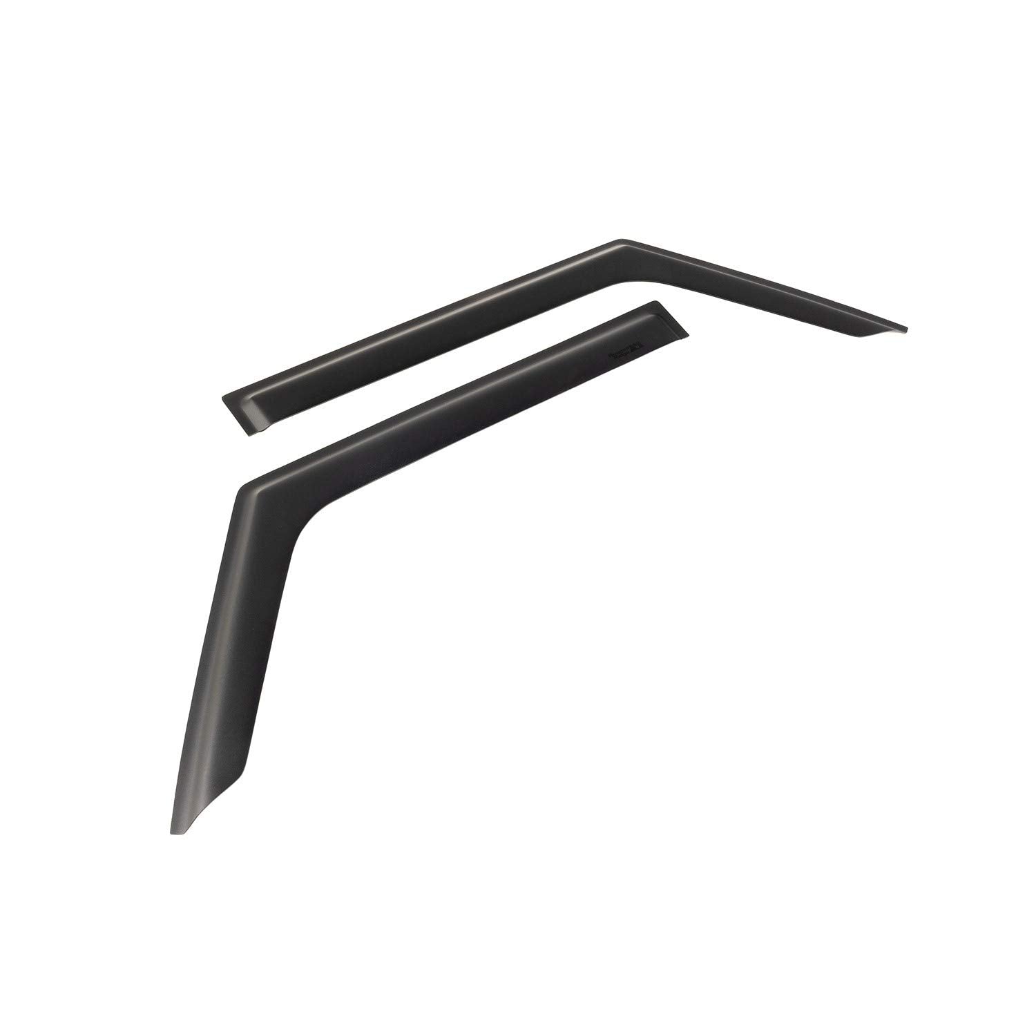 Window Visors Rugged Ridge for Jeep Wrangler JL | Matte Black | 11349.16 | Fits 2018-2025 Jeep Wrangler JL 2-Door