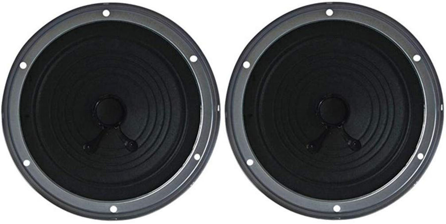 Heavy Duty Jensen 5203R 5.25" Dual Cone Entry Level Speaker (Pair), Black, 24W Max Power Handling, 90dB Sensitivity @ 1W/1 Meter, 10kHz Frequency Response, 4 Ohms Nominal Impedance, 2.9 oz. Magnet