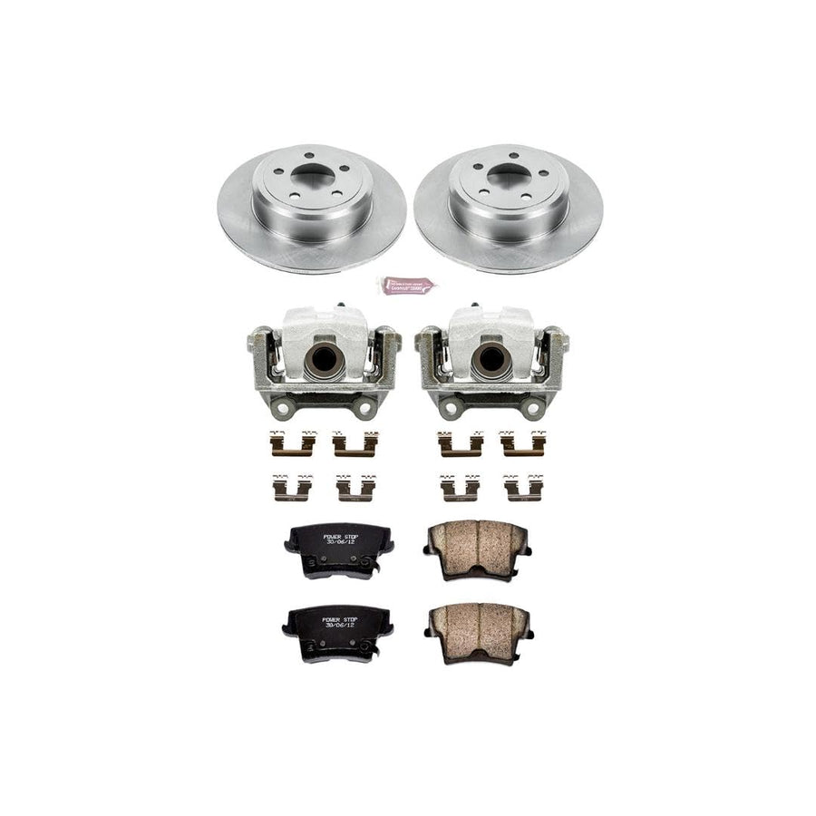 Power Stop KCOE1719 1-Click OE Replacement Brake Kit with Calipers For Chrysler 300, Dodge Challenger, Dodge Charger, Dodge Magnum [Model Specific] Autospecialty