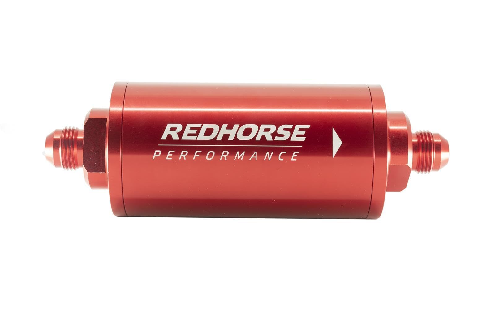 Performance Redhorse 4651-08-3 Line Race Fuel Filter (Red), 1 Pack