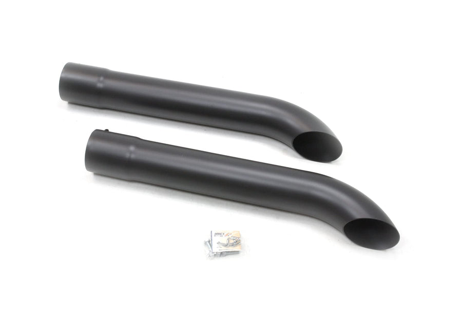 26" Black Coating Hi-Temperature Side Tube Turnout Muffler Patriot (H3821-B)