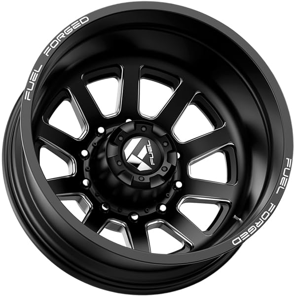 FUEL OFF-ROAD DE09 24X8.25, FF09D, 8X6.5, -4.82, -240mm MATTE BLACK MILLED - DE0924828D35
