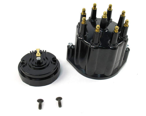 Pertronix D600710 Male Black Cap and Rotor for Flame-Thrower Billet Distributor 8 Cylinder Engine