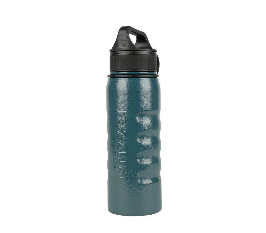 20 oz Grizzly Grip Water Bottle | Vacuum Insulated | Stainless Steel with Insulated Lid | For Gym Women Men Beach Camping Hiking Fishing Hunting Sports | Vintage Blue