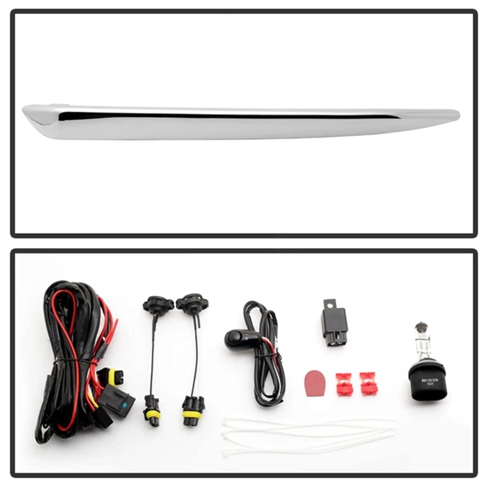 Fog Lts SPYDER W/Chrm Trm Cvr Swth Clr (9031588)