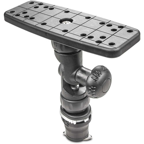 Universal Fish Finder Mount RAILBLAZA with Track Mount Base, Compatible with Garmin, Lowrance, Humminbird and More