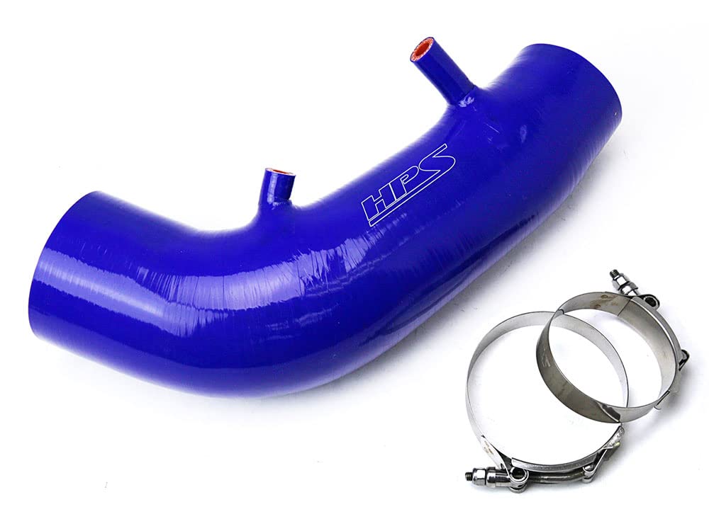 Blue HPS 57-3004-BLUE Silicone Air Intake Hose (Post MAF Tube)