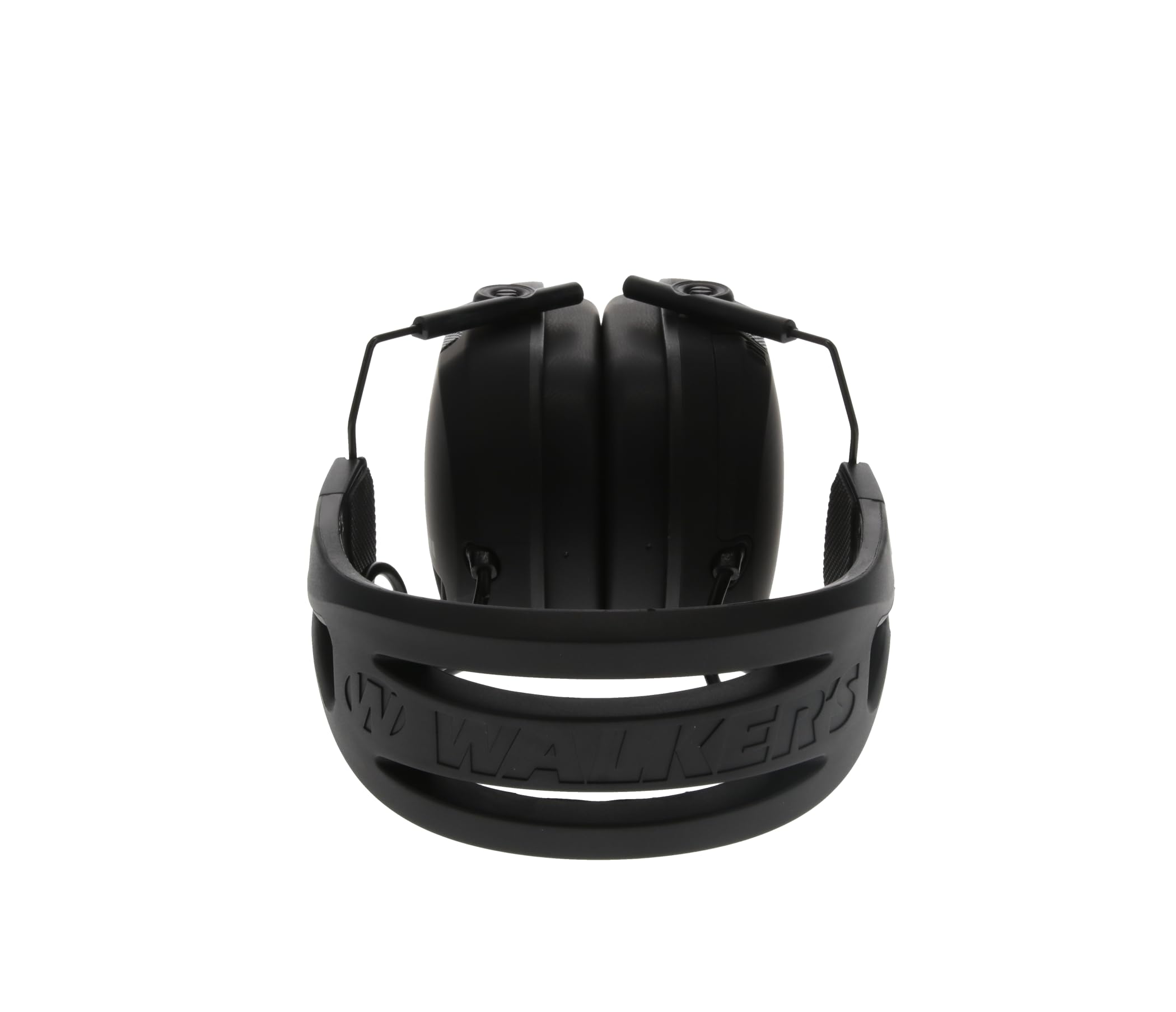 Walker's Tacti-Grip Razor Earmuffs- Black, High Performance Silicone Composite Slip Free Headband- Natural Sound Clarity Full Dynamic Range 23 NRR