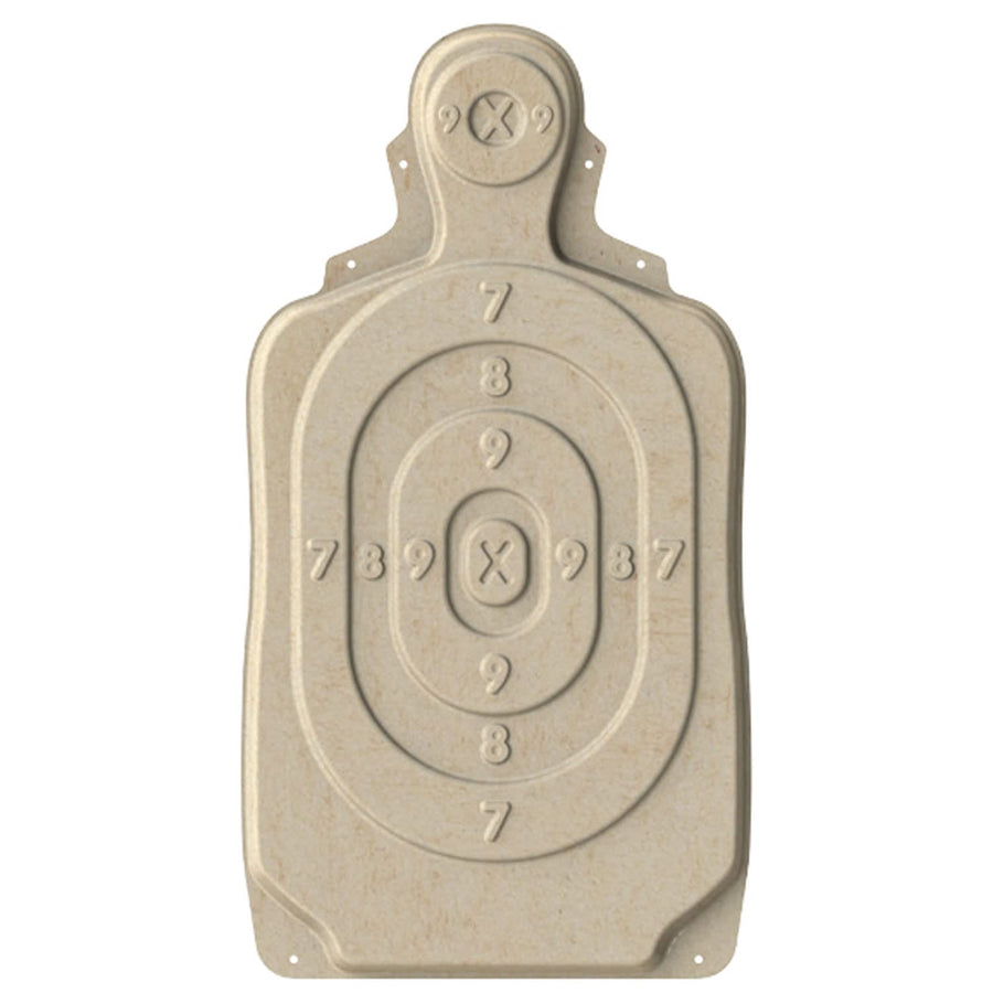 3D Bullseye Torso Birchwood Casey 31 1/4" x 21 1/4" Targets | Lightweight Face and Torso Shooting Training Targets with Mounting Tab | Pack of 3