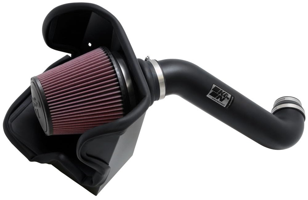 Cold Air Intake System K&N: High-Flow Air-Filter, Increase Performance & Horsepower: Compatible with 2010-2012 JEEP Liberty; 2010-2011 DODGE Nitro, 77-1562KTK