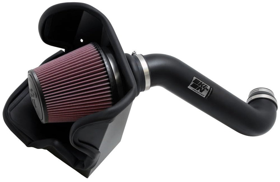 Cold Air Intake System K&N: High-Flow Air-Filter, Increase Performance & Horsepower: Compatible with 2010-2012 JEEP Liberty; 2010-2011 DODGE Nitro, 77-1562KTK
