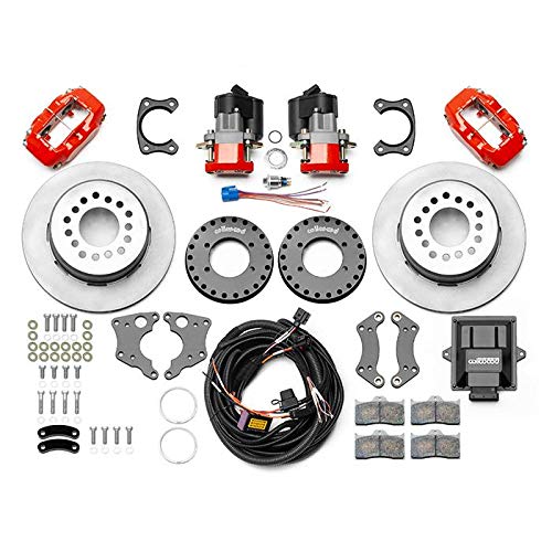 Wilwood Rear EPB/FDLI Kit 12.19in. Made for and Compatible with the Big Ford - Red