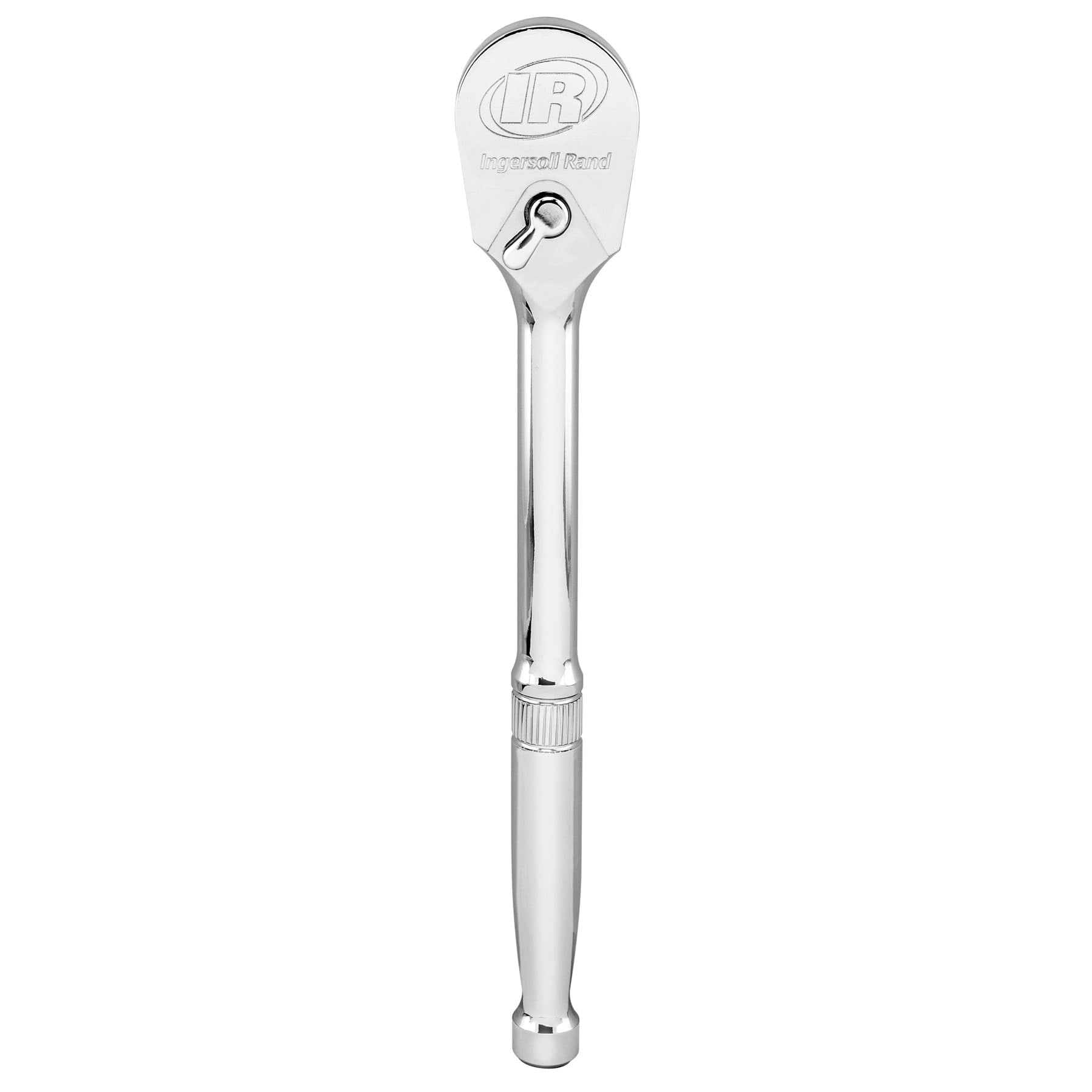 1/2-Inch Drive Ingersoll Rand Ratchet Handle, 72-Tooth, Chrome Vanadium Steel, Mirror-Polish Finish, Sealed Head, Spiral-Machined Ergonomic Handle – 759999