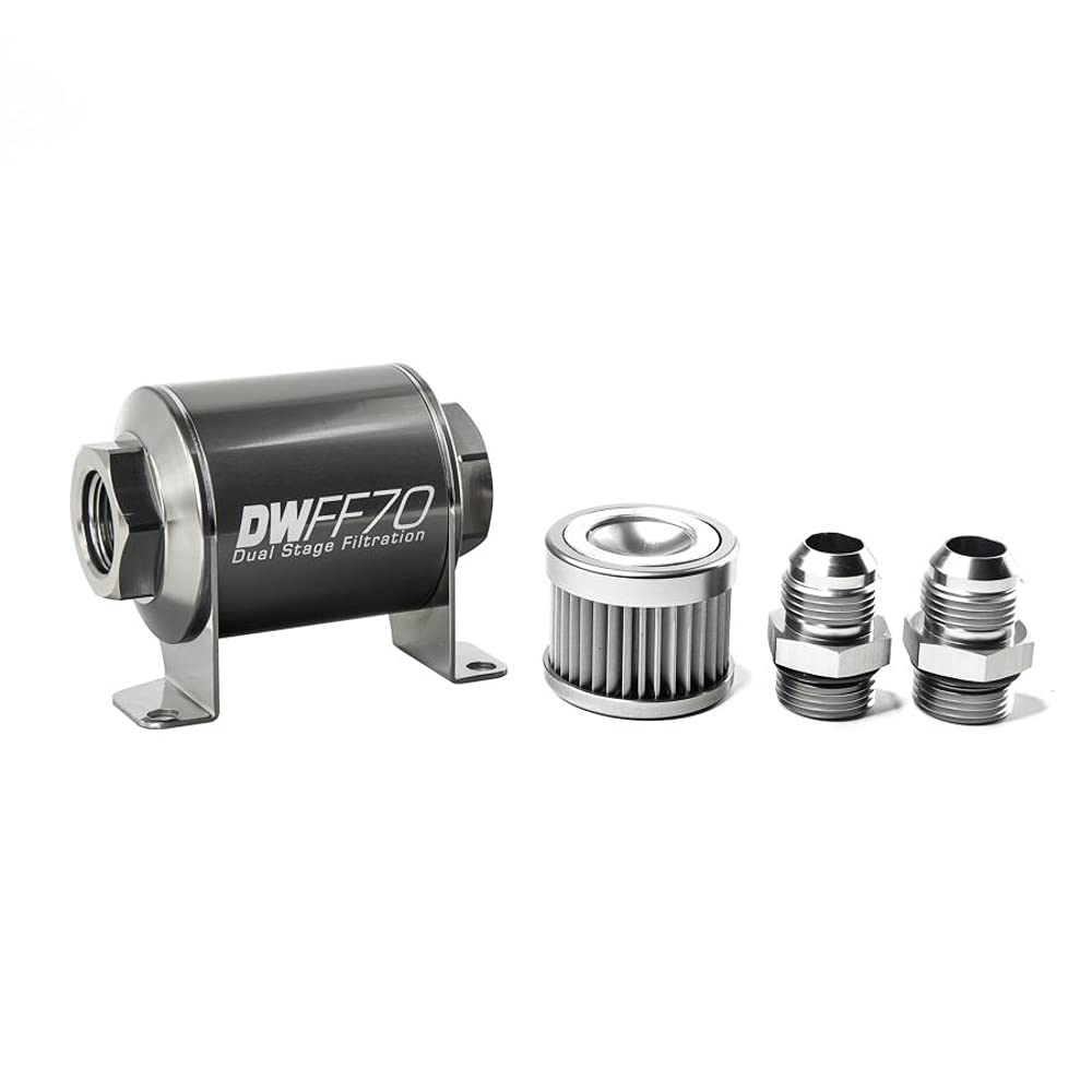 In-line Deatschwerks fuel filter and housing kit (8-03-070-010K-10)