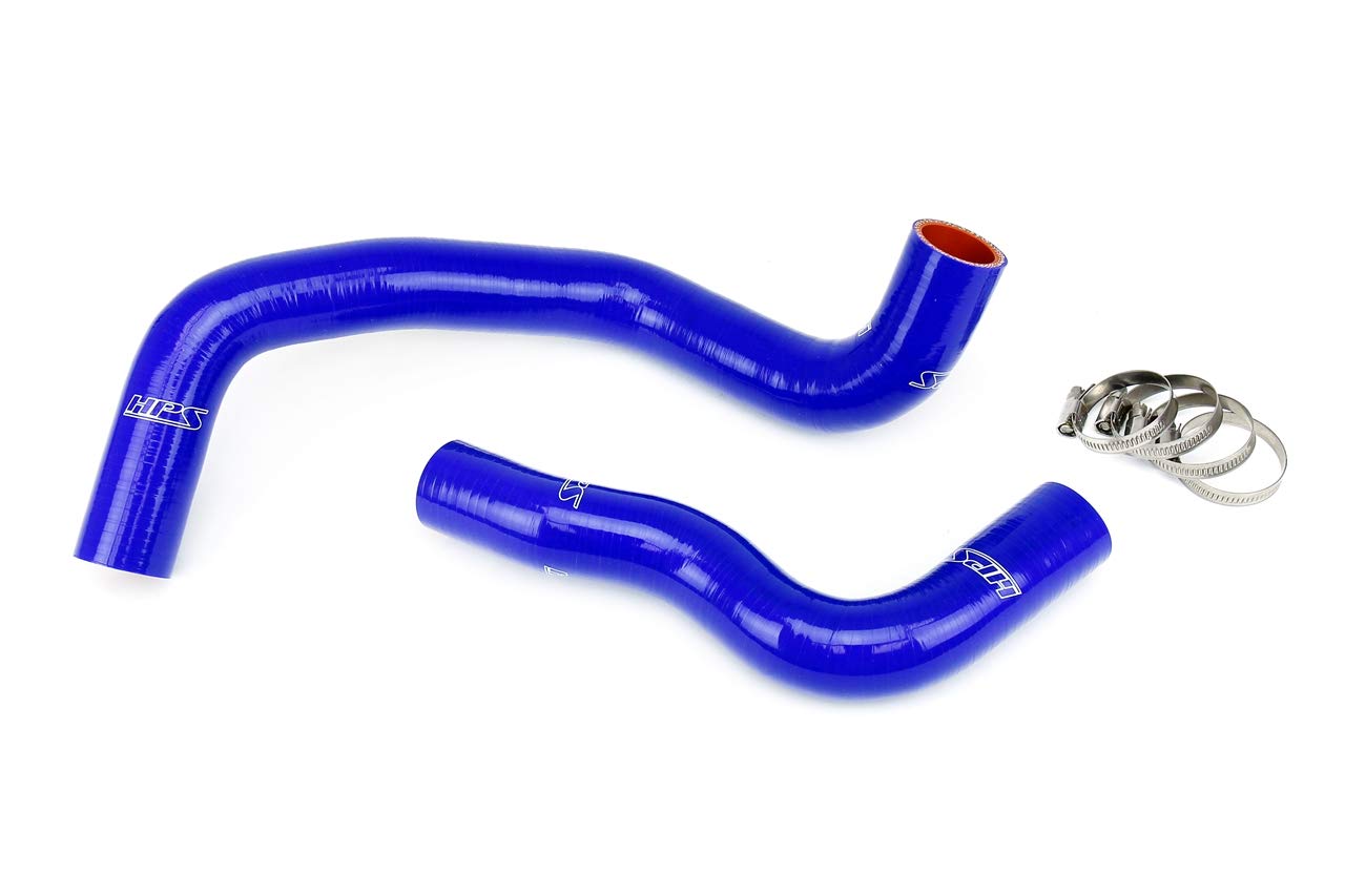 HPS Reinforced Blue Silicone Radiator Coolant Hose Kit 57-1833-BLUE