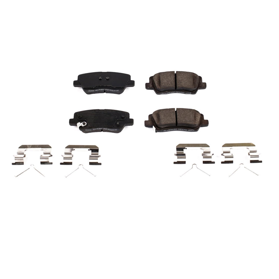 Power Stop Brake Kit Rear For Cadillac ATS 2016-19 | Cadillac CTS 2019 - Ceramic Brake Pads With Installation Hardware, 17-1839