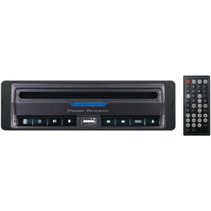 Power Acoustik DIN Size PADVD-390 in-Dash/Under-Dash DVD Player with USB/SD Input, Black