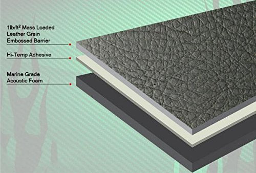 050121 Design Engineering Boom Mat Leather Look 48" x 48" Sound Deadening and Insulation