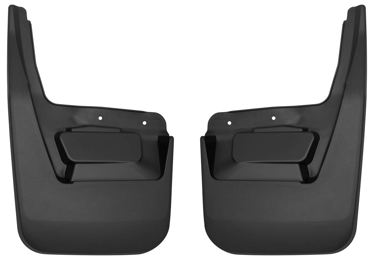 Husky Liners Mud Guards Custom | Fits 2019-2026 GMC Sierra 1500 | Rear Set, 2-pc Black - 59271