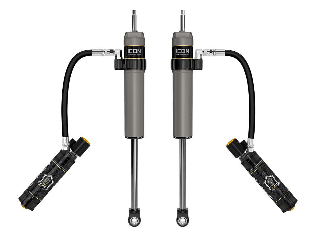 2022-2025 Toyota Tundra ICON 0-1.5” Lift/2023-2025 Sequoia 0-4" Lift, Rear, V.S. 2.5 Aluminum Series Shock Absorbers, Remote Reservoir w/CDEV, Pair