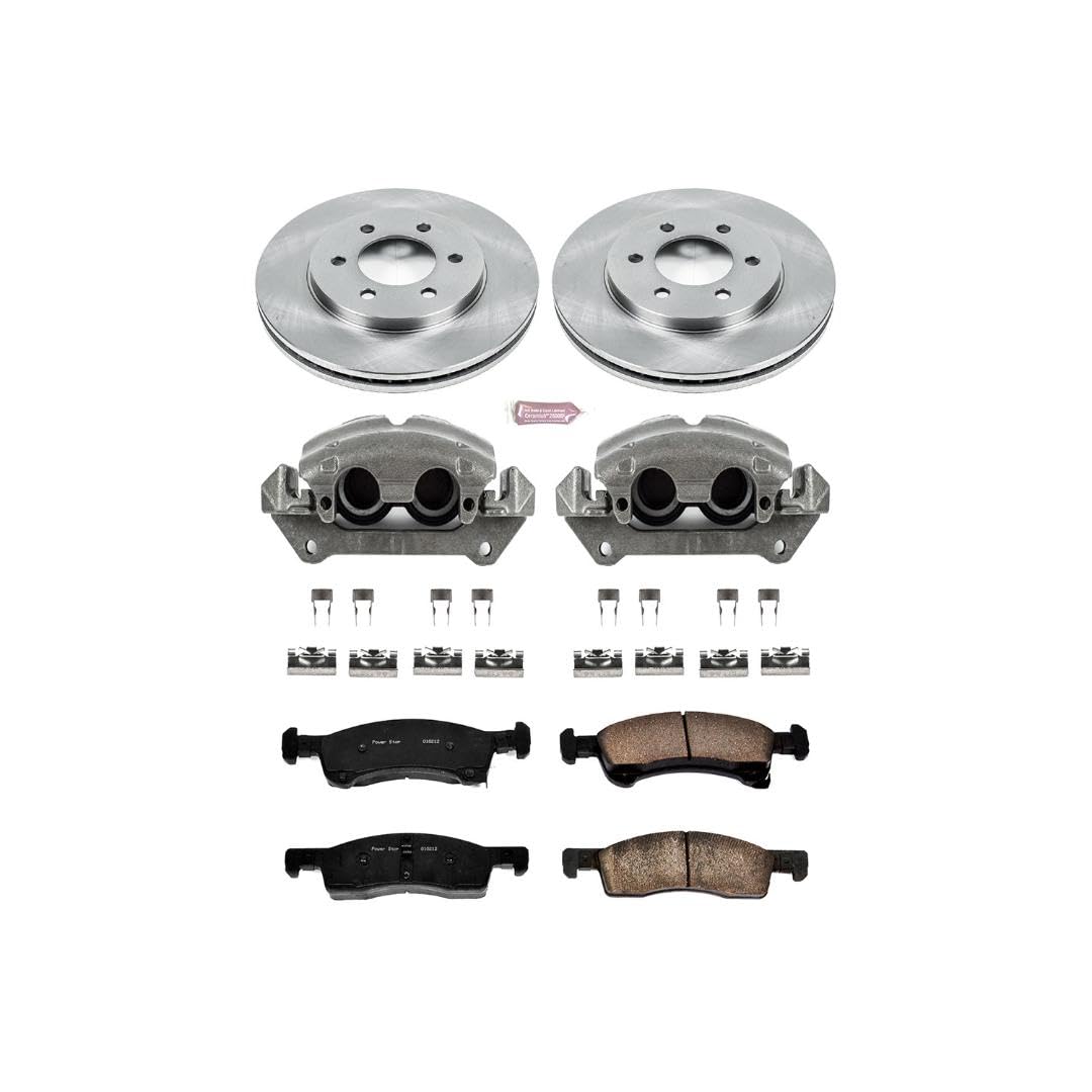 Power Stop KCOE1933 1-Click Autospecialty OE Replacement Brake Kit with Calipers For Ford Expedition 2002-2006, Lincoln Navigator 2003-2006 [Model Specific]