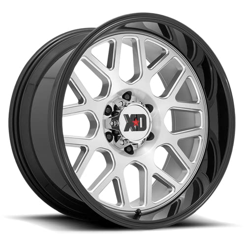 Xd849 Wheels Xd849 Grenade 2 Gloss Black Milled Wheel with Alloy Steel (20 x 10. inches /5 x 110 mm, 12 mm Offset)