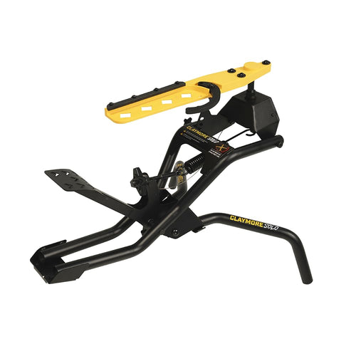 Caldwell Solo Claymore Clay Thrower with Foot Pedal, Angle Adjustment, and Auto Resetting Arm for Clay Shooting, Shooting Sports, Hunting