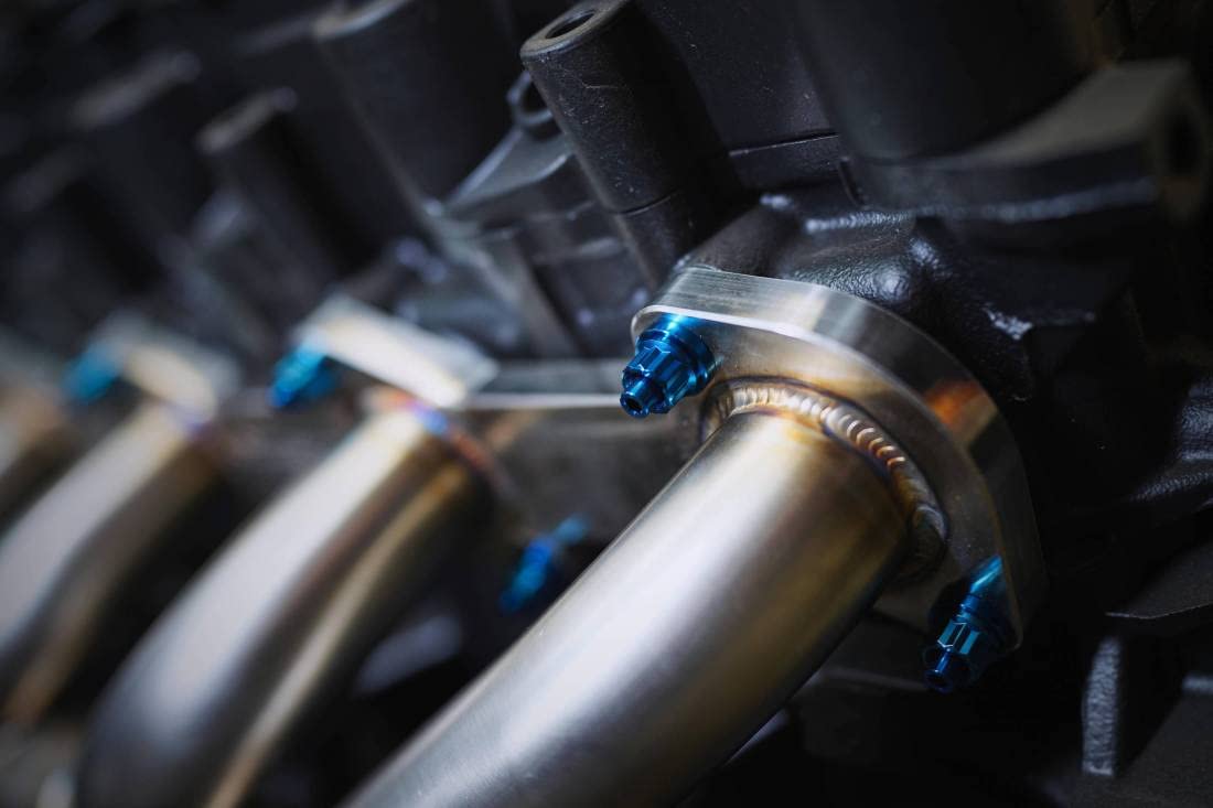 2003-2007 Ford Superduty Powerstroke Diesel 6.0 6.0 Headers. Has Egt Bung On Drivers Side